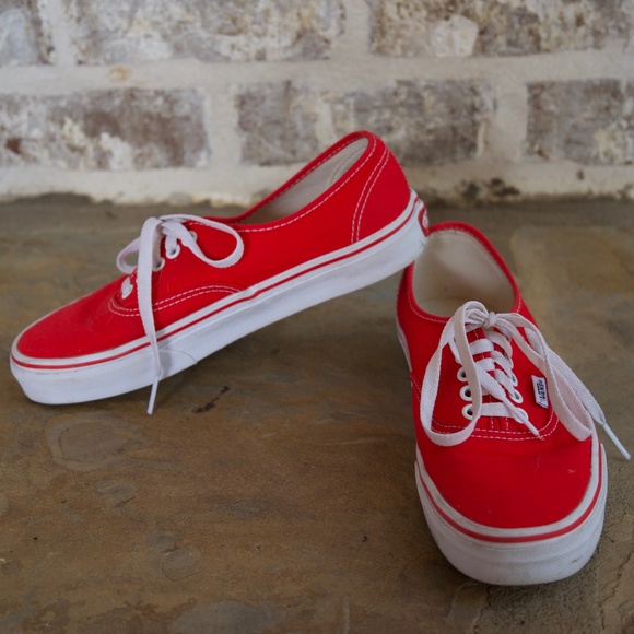 classic vans red